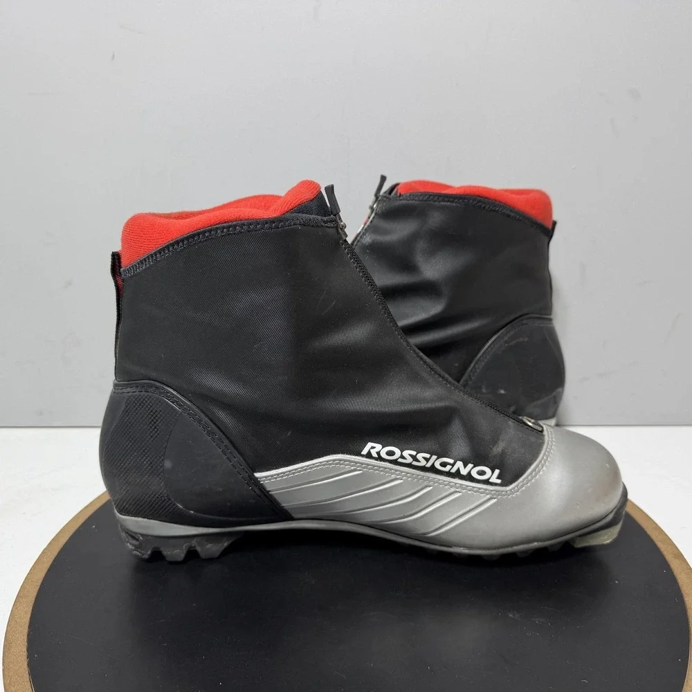 Rossignol X3 Ultra Ski Boots Mens 13 EU 47 Black Silver Nordic Cross Country